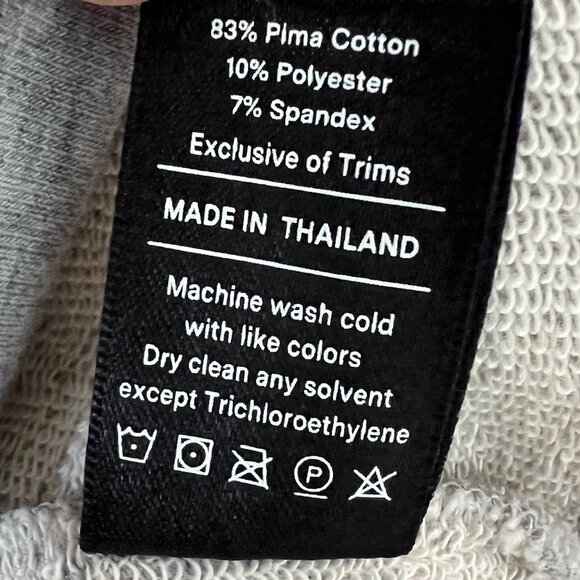 Public Rec Size M Men Gray Pima Cotton Cozy Comfort Preppy Golf 1/4 Zip Sweater - Picture 9 of 9